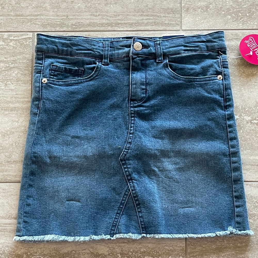 Ponytails Blue Denim Girl’s Skort